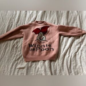 Winnie the Poon Blush Pink Sweater